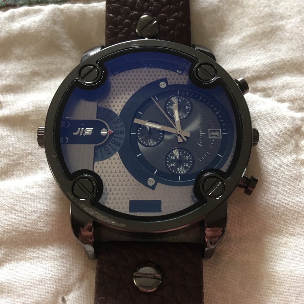 JIS Mens Quartz Casual Wrist Watch
